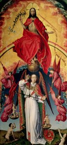 Saint Michel pesant les âmes, du Jugement Dernier, vers 1445-50 - Rogier van der Weyden